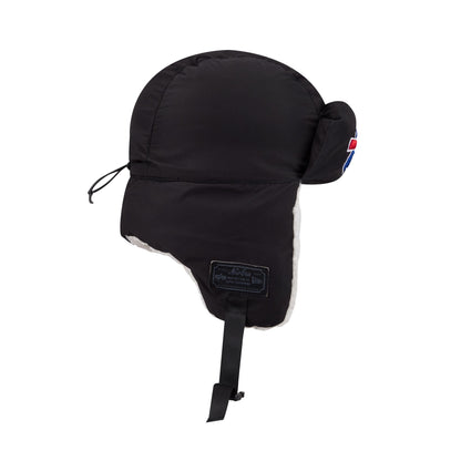 Alpha Industries x Buffalo Bills Black Puffer Trapper Hat