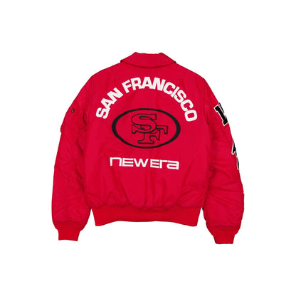 Alpha Industries x San Francisco 49ers MA-1 Flight Jacket