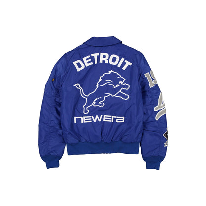 Alpha Industries x Detroit Lions MA-1 Flight Jacket