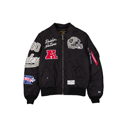 Alpha Industries x Las Vegas Raiders MA-1 Flight Jacket
