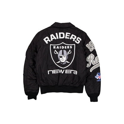 Alpha Industries x Las Vegas Raiders MA-1 Flight Jacket