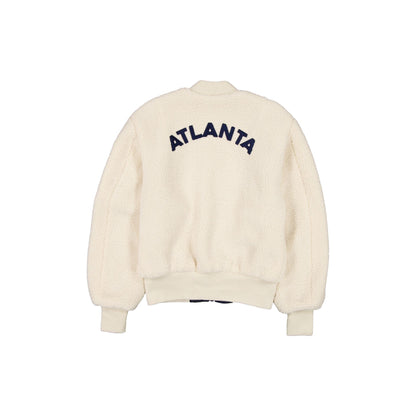 Alpha Industries x Atlanta Braves Women's Sherpa MA-1 Flight Jacket