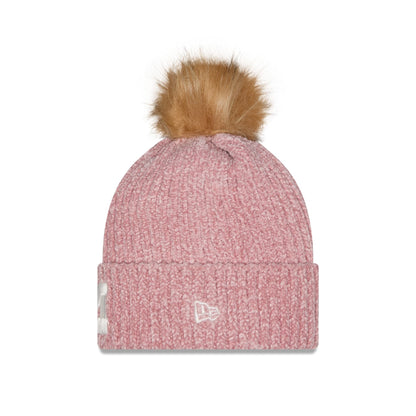 Michigan Wolverines Women's Pink Pom Knit Hat