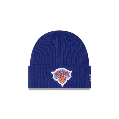 New York Knicks Rhinestone Badge Beanie Hat