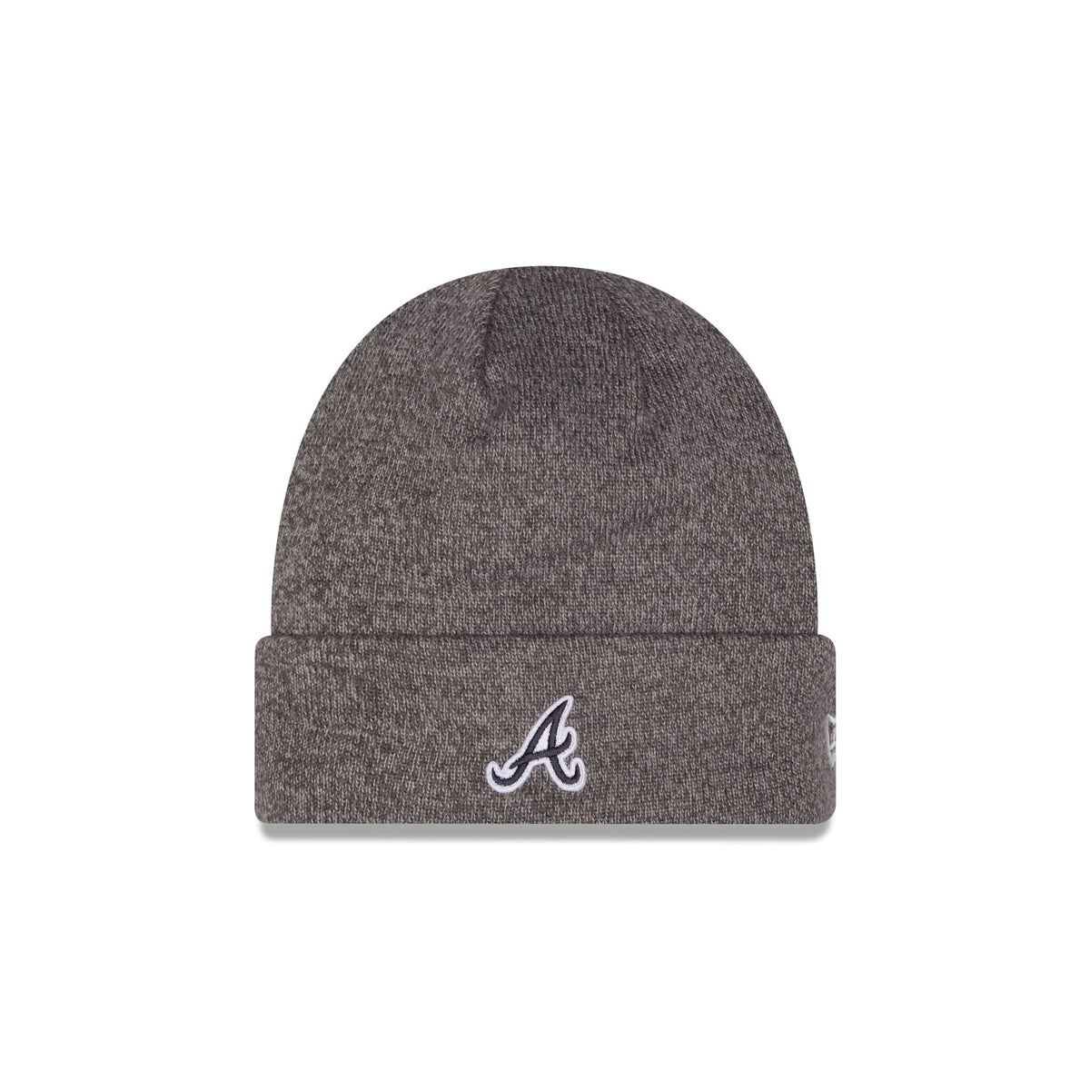 Atlanta Braves Heather Gray Tonal Beanie Hat