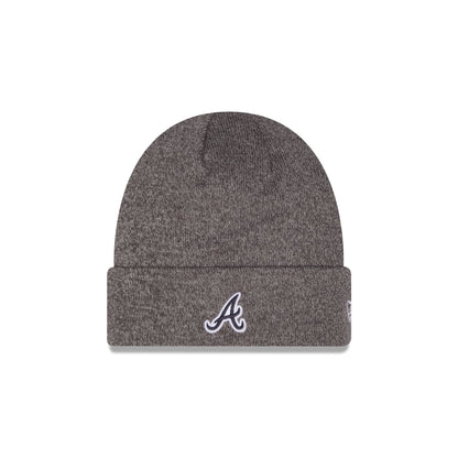 Atlanta Braves Heather Gray Tonal Beanie Hat