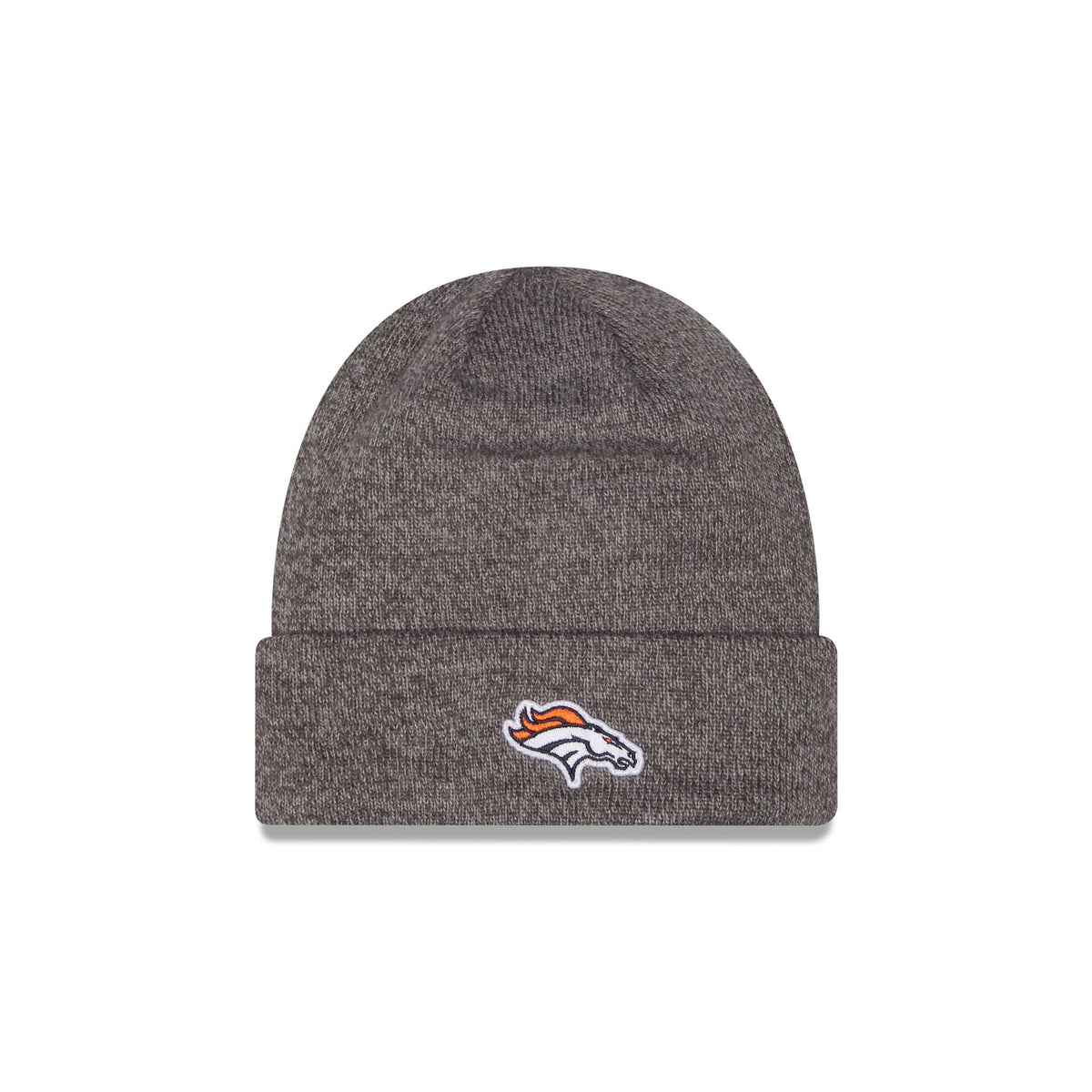 Denver Broncos Heather Gray Tonal Beanie Hat