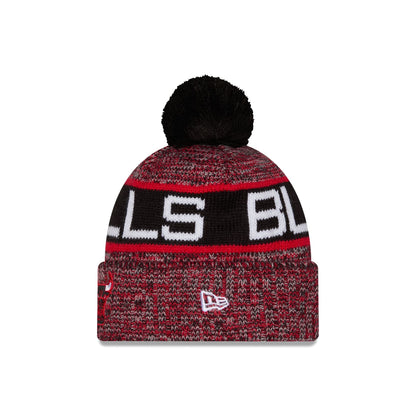 Chicago Bulls Tri Color Pom Knit Hat