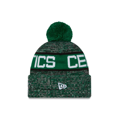 Boston Celtics Tri Color Pom Knit Hat