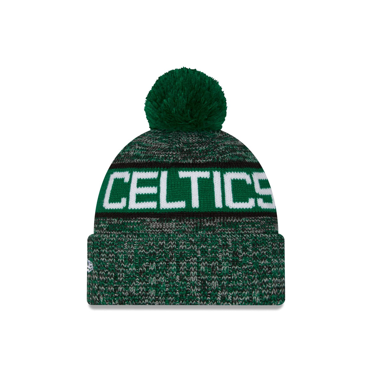 Boston Celtics Tri Color Pom Knit Hat