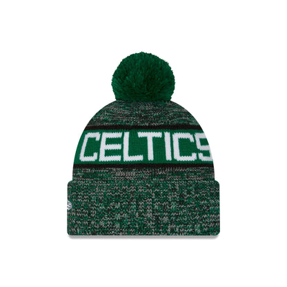 Boston Celtics Tri Color Pom Knit Hat