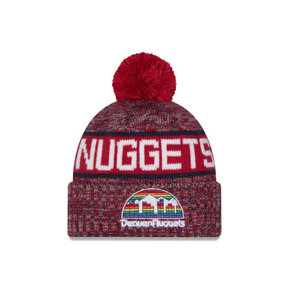 Denver Nuggets Tri Color Pom Knit Hat