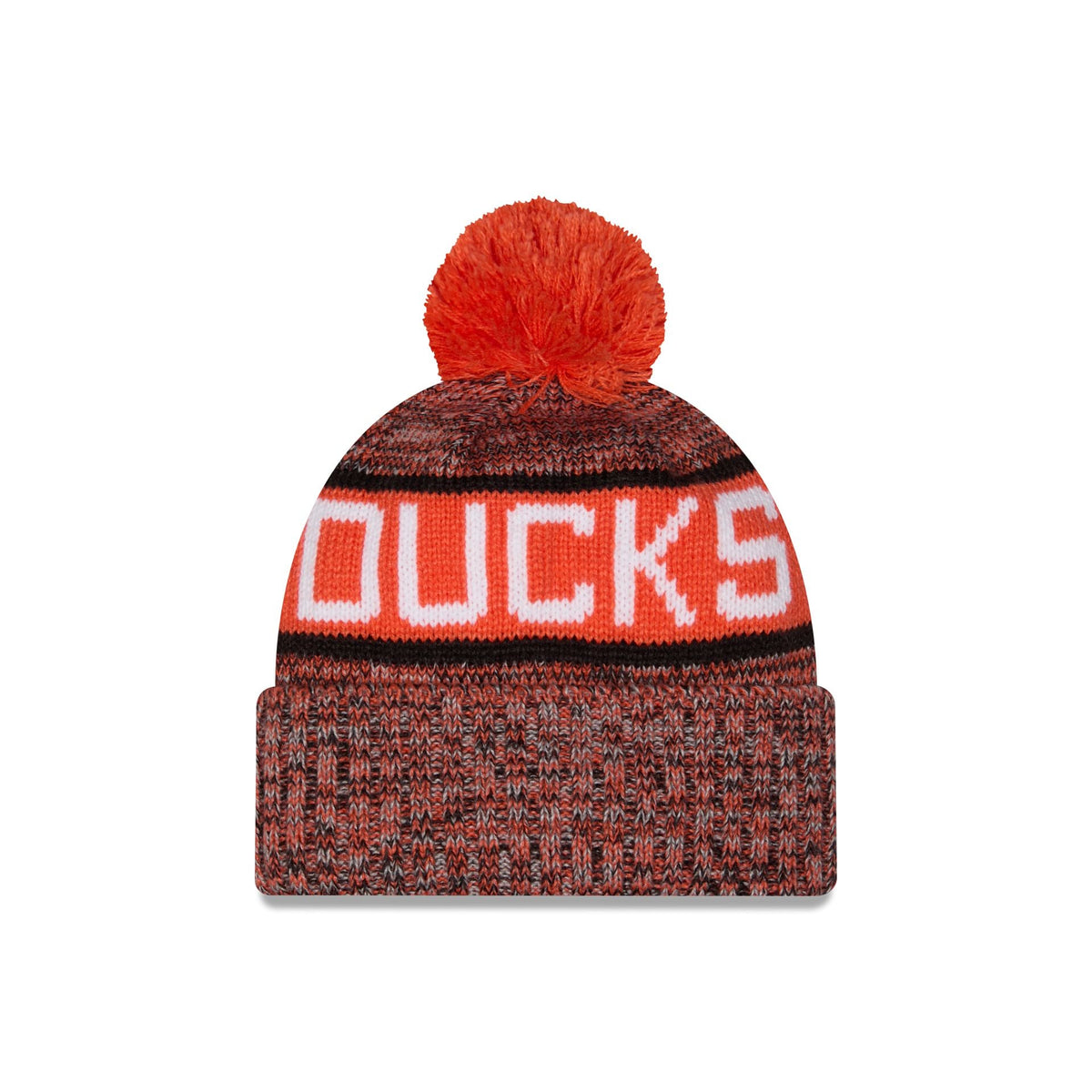 Anaheim Ducks Tri Color Pom Knit Hat