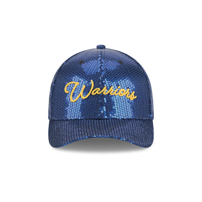 Golden State Warriors Sequin Script Women's 9FORTY M-Crown Snapback Hat