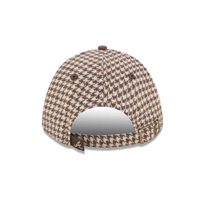 Atlanta Braves Brown Houndstooth Women's 9FORTY M-Crown Adjustable Hat