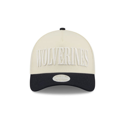 Michigan Wolverines Two Tone Chrome Women's 9FORTY M-Crown A-Frame Snapback Hat
