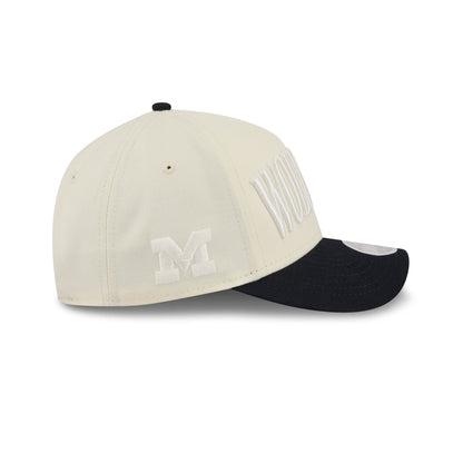 Michigan Wolverines Two Tone Chrome Women's 9FORTY M-Crown A-Frame Snapback Hat