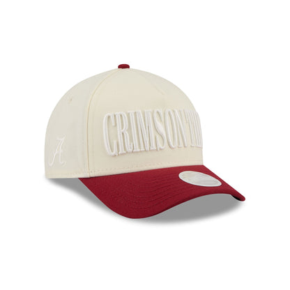 Alabama Crimson Tide Two Tone Chrome Women's 9FORTY M-Crown A-Frame Snapback Hat