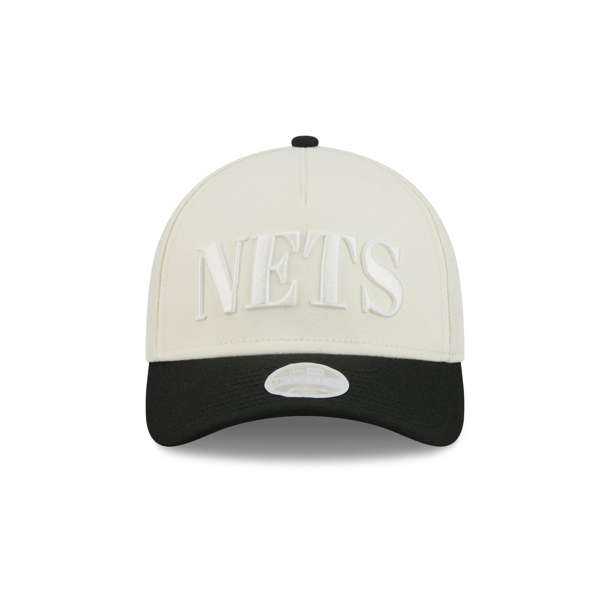 Brooklyn Nets Two Tone Chrome Women's 9FORTY M-Crown A-Frame Snapback Hat