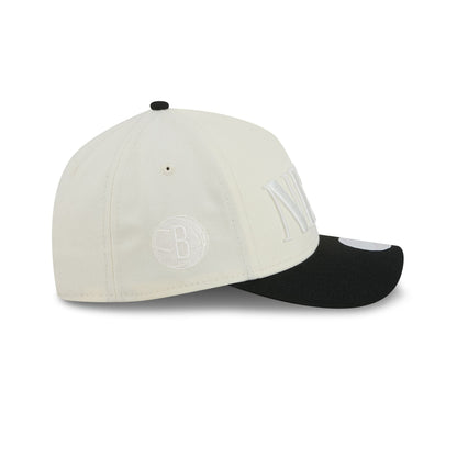 Brooklyn Nets Two Tone Chrome Women's 9FORTY M-Crown A-Frame Snapback Hat