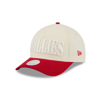 Philadelphia Phillies Two Tone Chrome Women's 9FORTY M-Crown A-Frame Snapback Hat