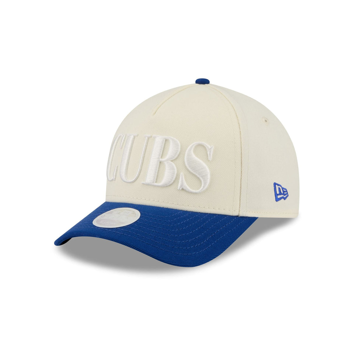 Chicago Cubs Two Tone Chrome Women's 9FORTY M-Crown A-Frame Snapback Hat