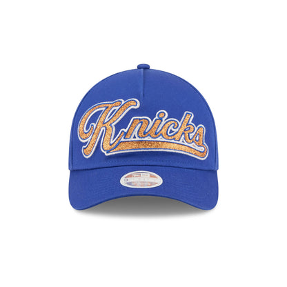 New York Knicks Glitz Women's 9FORTY M-Crown A-Frame Snapback Hat