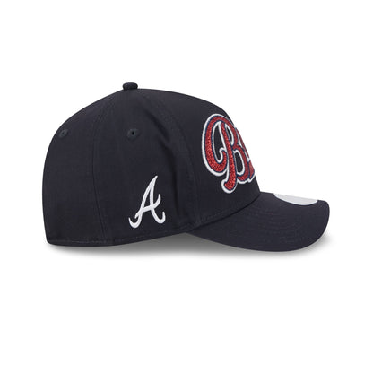 Atlanta Braves Glitz Women's 9FORTY M-Crown A-Frame Snapback Hat