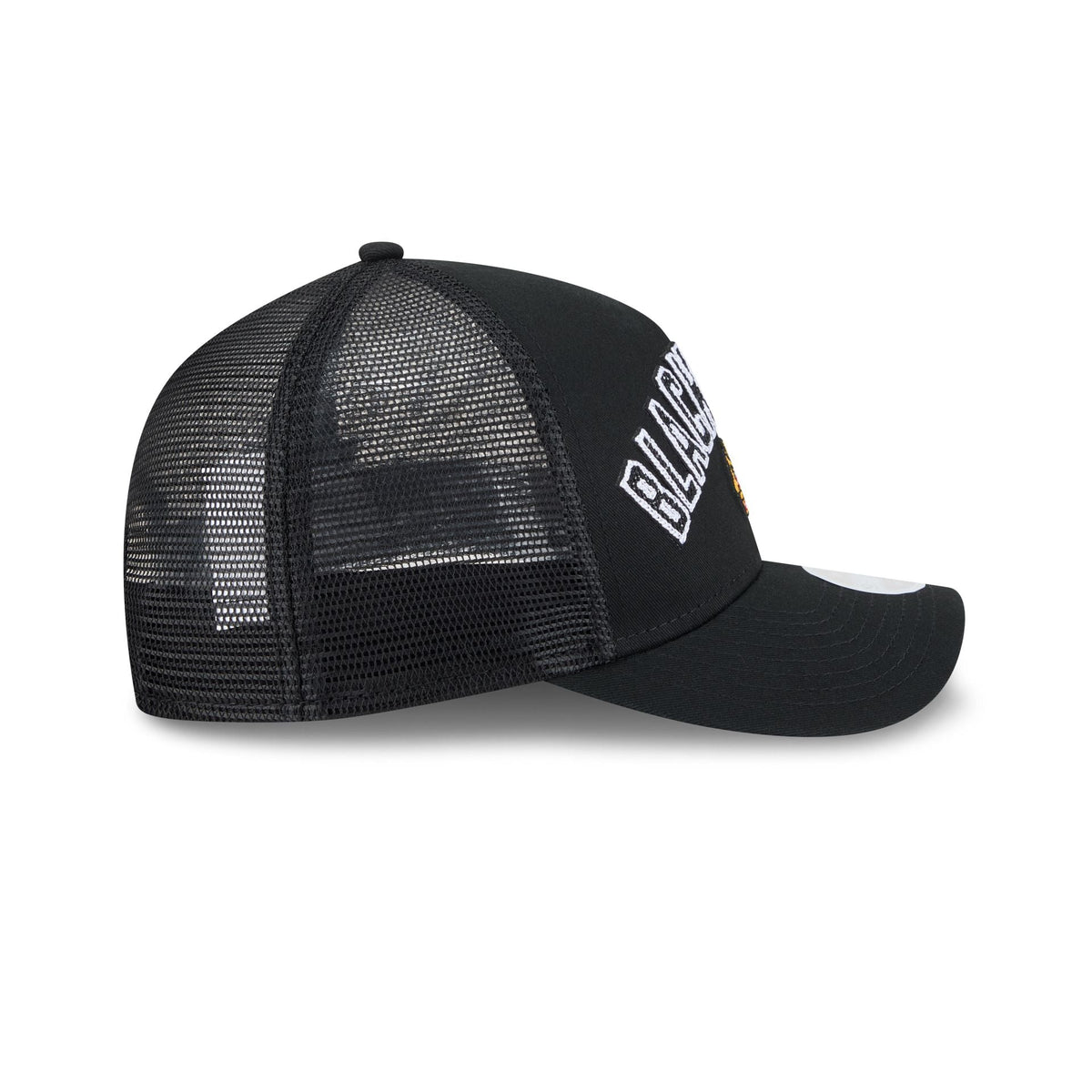 Chicago Blackhawks Sequin Wordmark Women's 9FORTY M-Crown A-Frame Trucker Hat