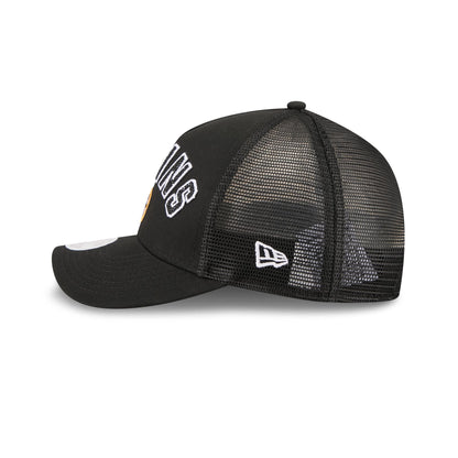 Boston Bruins Sequin Wordmark Women's 9FORTY M-Crown A-Frame Trucker Hat