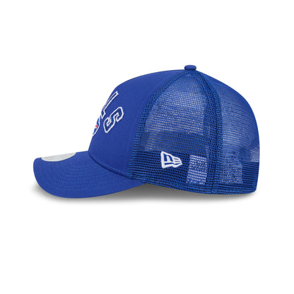 Buffalo Bills Sequin Wordmark Women's 9FORTY M-Crown A-Frame Trucker Hat