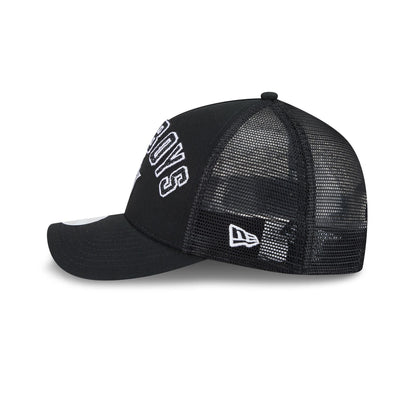 Dallas Cowboys Sequin Wordmark Women's 9FORTY M-Crown A-Frame Trucker Hat