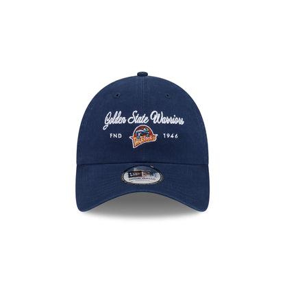 Golden State Warriors Script Wordmark Casual Classic Adjustable Hat