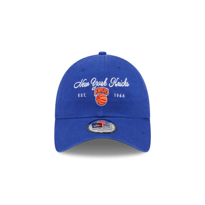 New York Knicks Script Wordmark Casual Classic Adjustable Hat