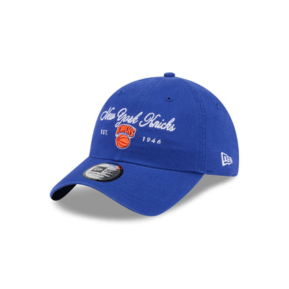 New York Knicks Script Wordmark Casual Classic Adjustable Hat