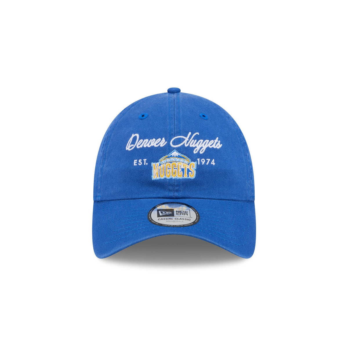 Denver Nuggets Script Wordmark Casual Classic Adjustable Hat