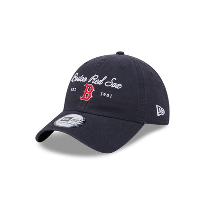 Boston Red Sox Script Wordmark Casual Classic Adjustable Hat