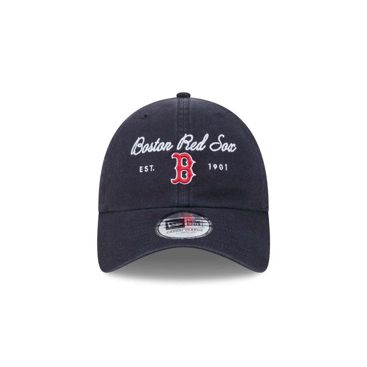 Boston Red Sox Script Wordmark Casual Classic Adjustable Hat
