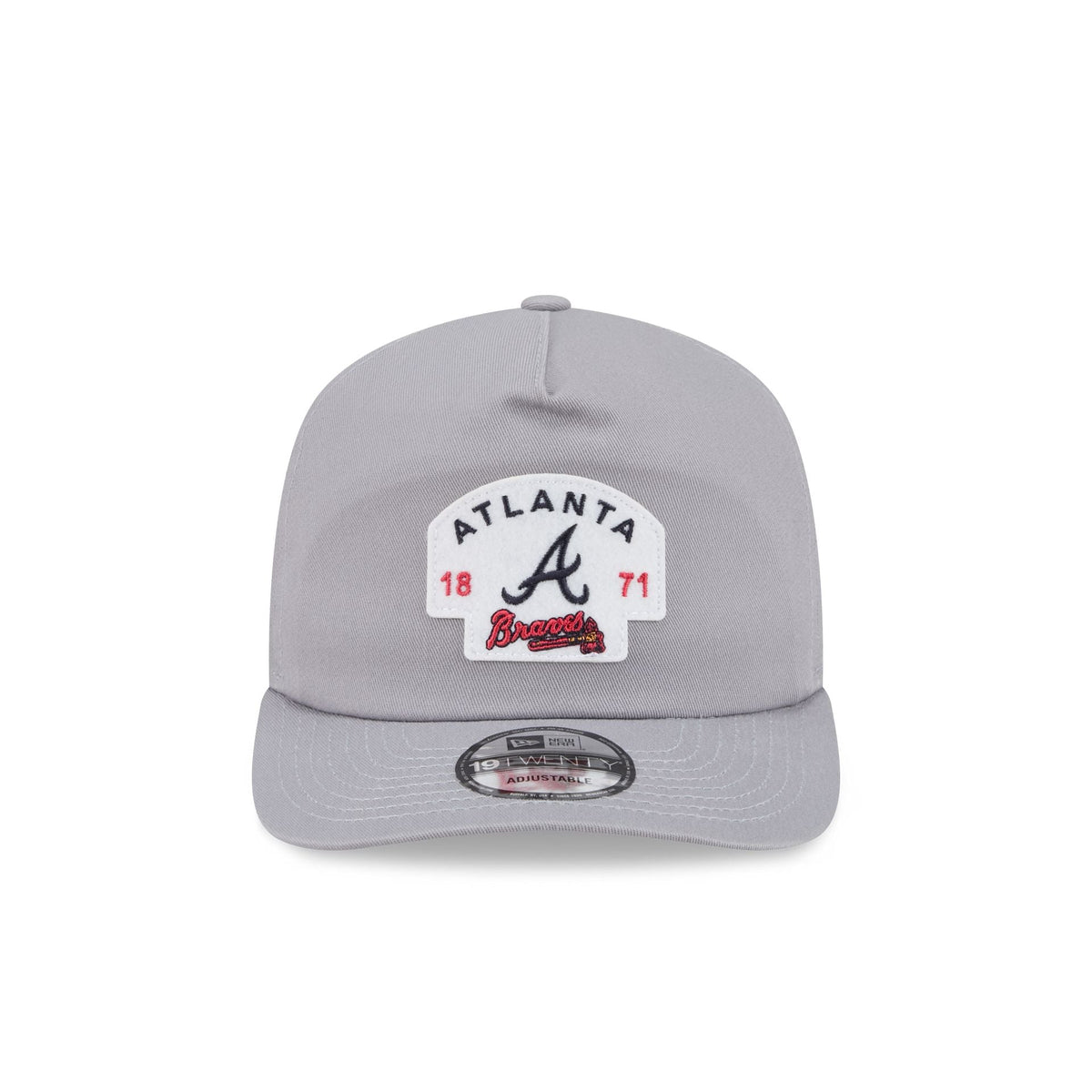 Atlanta Braves Felt Patch Gray 19TWENTY Snapback Hat