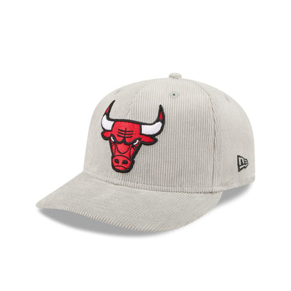 Chicago Bulls Light Gray Corduroy 59FIFTY Fitted Hat