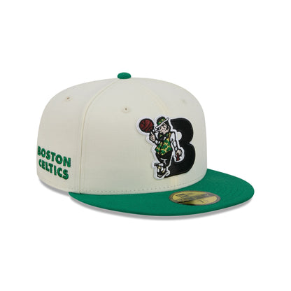 Boston Celtics Deceptor Chrome White 59FIFTY Fitted Hat