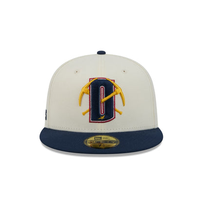 Denver Nuggets Deceptor Chrome White 59FIFTY Fitted Hat