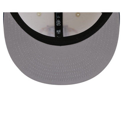 Denver Nuggets Deceptor Chrome White 59FIFTY Fitted Hat