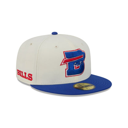 Buffalo Bills Deceptor Chrome White 59FIFTY Fitted Hat