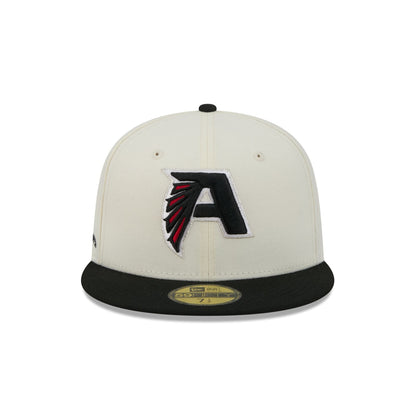 Atlanta Falcons Deceptor Chrome White 59FIFTY Fitted Hat