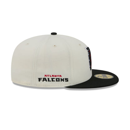 Atlanta Falcons Deceptor Chrome White 59FIFTY Fitted Hat