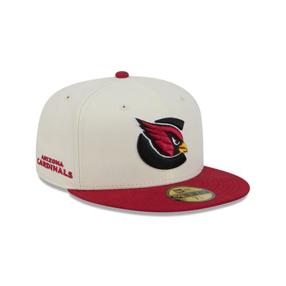 Arizona Cardinals Deceptor Chrome White 59FIFTY Fitted Hat