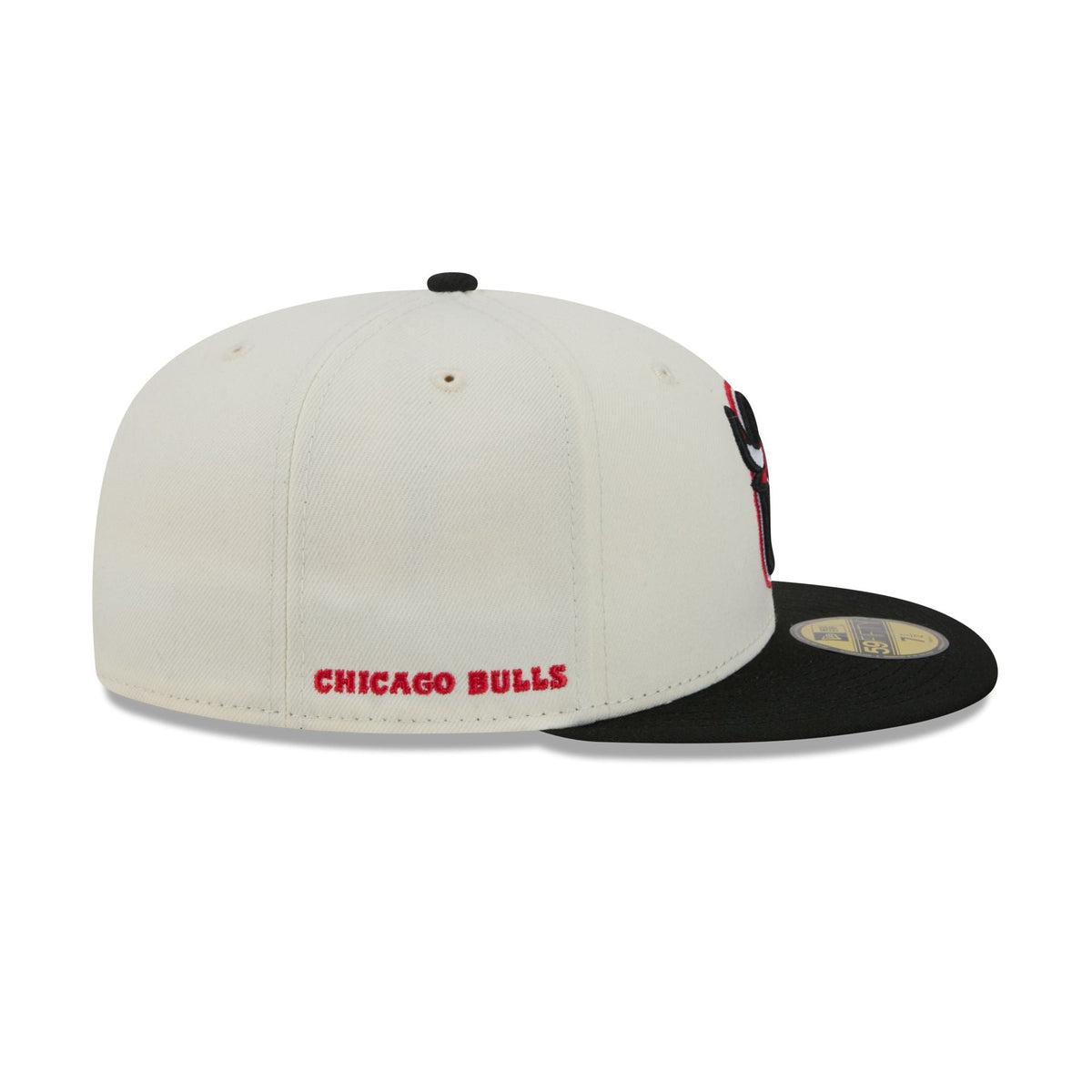 Chicago Bulls Deceptor Chrome White 59FIFTY Fitted Hat