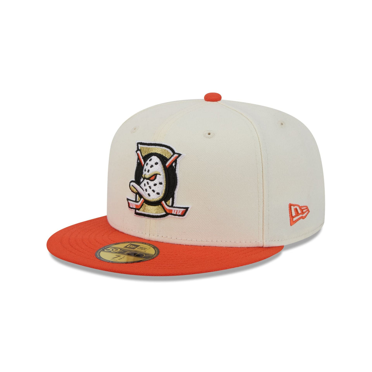 Anaheim Ducks Deceptor Chrome White 59FIFTY Fitted Hat