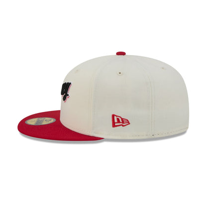 New Jersey Devils Deceptor Chrome White 59FIFTY Fitted Hat